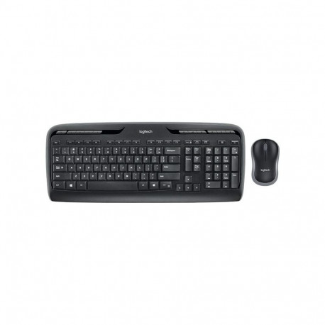 Keyboard and Mouse Combo - Logitech Wireless Combo MK330 Wireless Keyboard and Mouse, Black