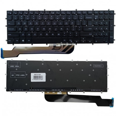 Keyboard - Dell Inspiron 5570 5565 7566 7567 3579 Backlit US Black