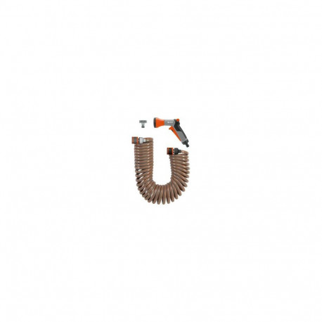 Garden Hose - Gardena Spiral Hose Pipe 10m With Spray Nozzle And Holder