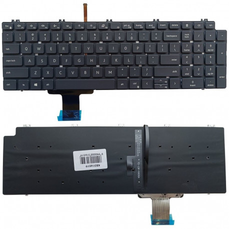 Keyboard - Dell Precision 7550, 7560, 7750, 7760 Replacement Backlit US