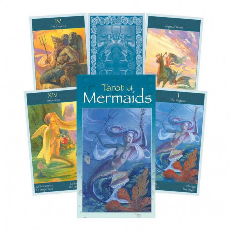 Tarot Card Deck - Tarot Of Mermaids 78 Cards 6.6 x 12 cm Plastic-Coated