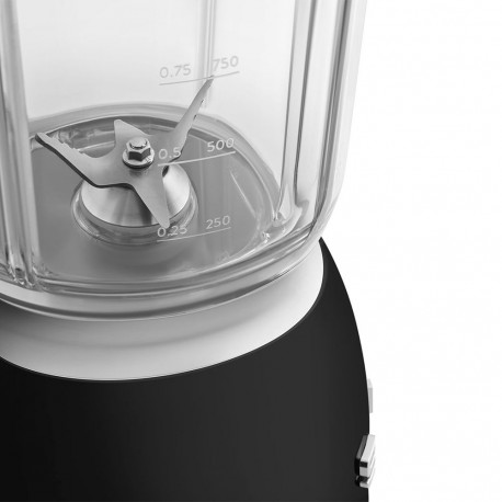 Blender - SMEG BLF03BLEU 800W 1.5L Die-Cast Aluminum Black