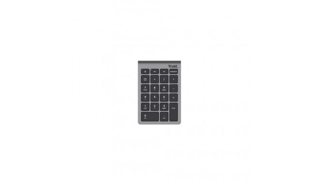 Wireless Numeric Keypad - Trust Xalas 22 Keys 2.4 GHz Silver