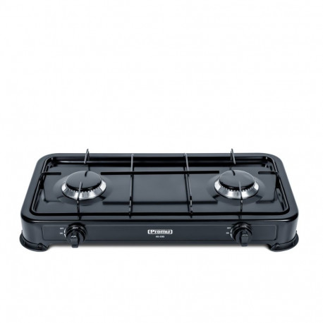 Gas Cooker - PROMIS KG200 Conventional Gas Oven 2 Cooking Zones Black