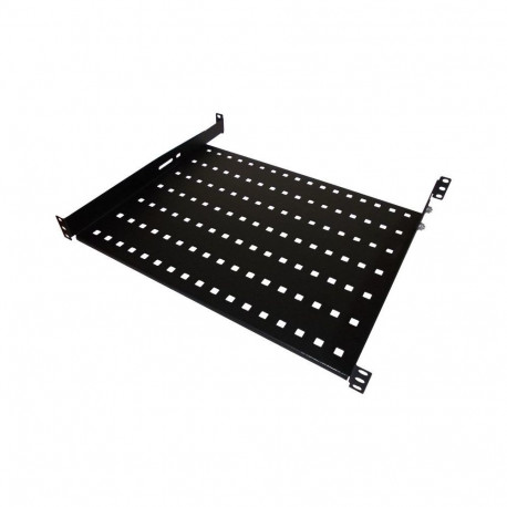 Shelf - Alantec SA-P-19-1U 19" Fixed Shelf 350mm Depth Black