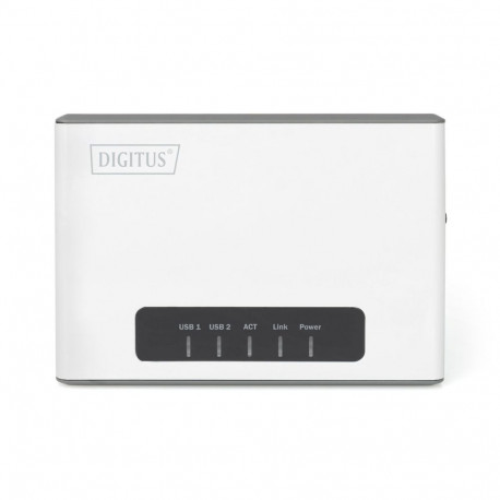 Networking Equipment - Digitus 2 Port USB 2.0 Wireless Network Server 300 Mbps