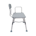 Bathtub Bench - BathTim Adjustable with Backrest White
