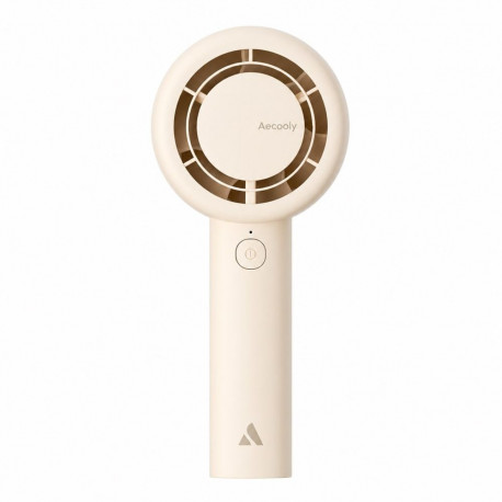 Portable Fan - AECOOLY Halo 01 Handheld 5-Speed 120g Battery Beige