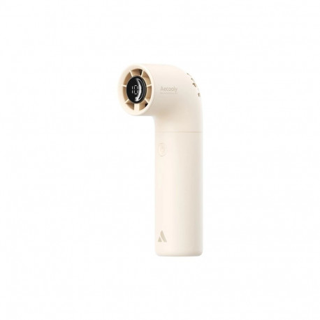 Portable Fan - AECOOLY Aero Handheld Fan, 8 Speed Settings, 2000 mAh Battery, Beige