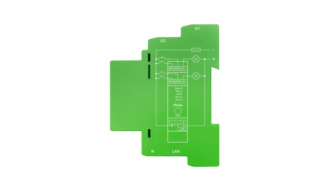 Smart Lighting Control - Shelly Pro Dimmer 2, 2-Channel, 200W, Wi-Fi