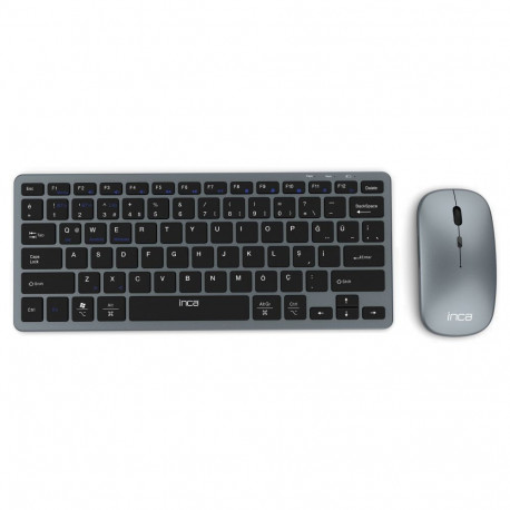 "INCA Tastatur + Maus IBK-572BT BT 3.0/5.0, Smart, 40Tage, 5-10m black"