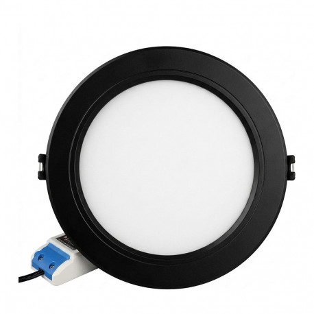 "LED Panel Rund 6W RGB-WW mit Funk und WLAN schwarz *Milight/Miboxer*"