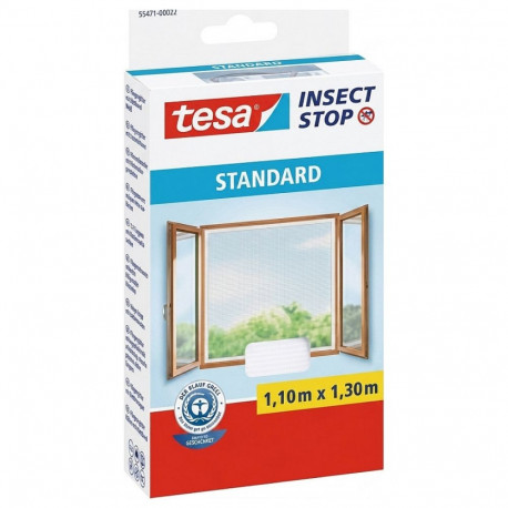 "tesa Fliegengitter Standard Klettband 1,1x1,3m weiß"