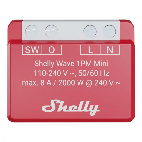 "Shelly · Unterputz · Wave 1PM Mini LR · Z-Wave"
