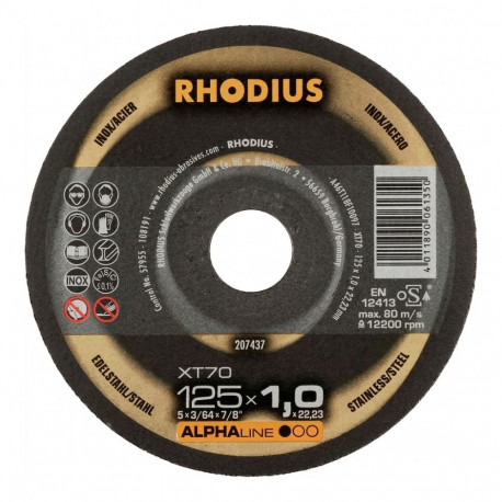 RHOD lõikekettad 207437 XT 70 125x1,0x22,23