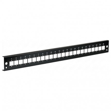 EFB esipaneel 24xE2000Duplex E2000 Compact (RDM) otseversioon, must