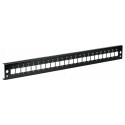 "EFB Frontblende 24xE2000Duplex, E2000 Compact (RDM) gerade Vers. Sw"