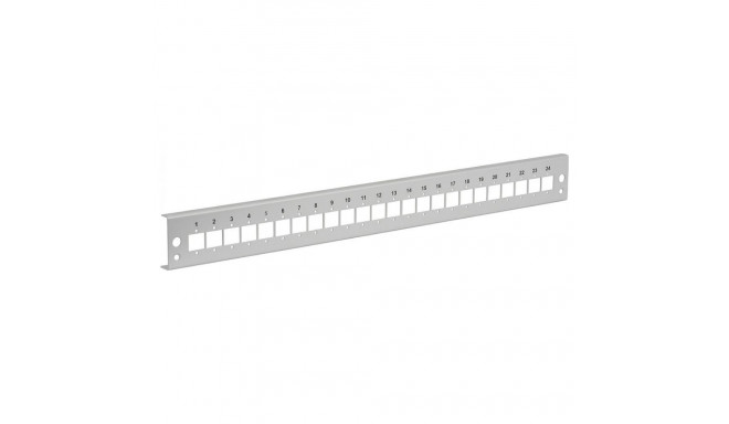 EFB eesplaat 24xE2000Duplex E2000 Compact (RDM) sirge versioon, hall