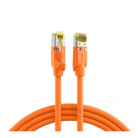"EFB RJ45 Patchkabel Cat.6A S/FTP LSZH Draka UC900 TM31 orange 0,25m"
