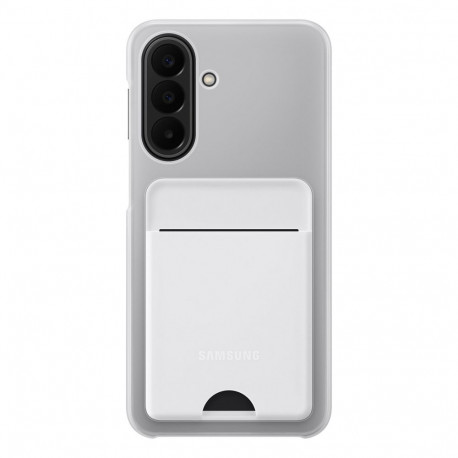 Samsung ümbris Galaxy A27 kaarditaskuga, helehall