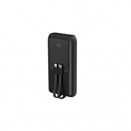 akupank 20000mAh sisseehitatud kaabliga LCD QC3.0 20W, must