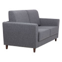 Sofa bed VESPER 2-seater, dark grey