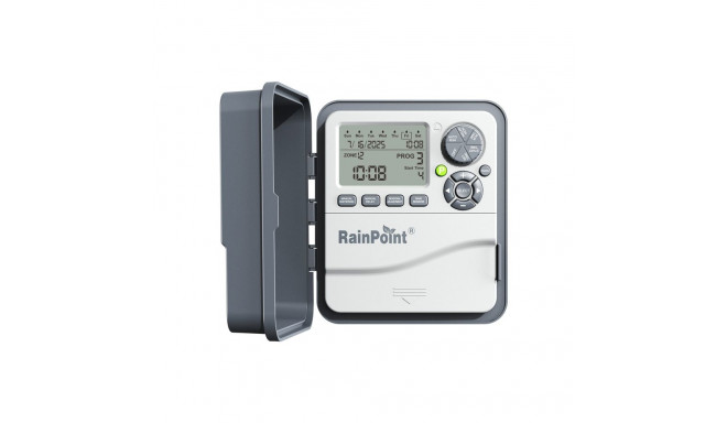 Irrigation Controller - RainPoint Multi-Zone Controller With LCD Display, 3 Programs, Rain Sensor