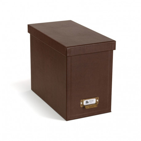 Arhiveerimiskast A4 rippkaantega Johan Bigso Box, Recycled leather R30