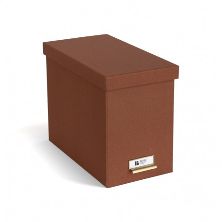 Arhiveerimiskast A4 rippkaantega Johan Bigso Box, Re-Store Paper Laminate Sienna R12