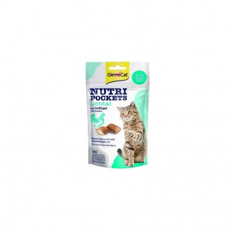 GIMCAT kassimaiused Nutri pockets hambahooldus linnuliha 60g