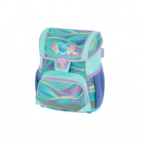 Vormiline koolikott Herlitz Loop empty Minty Love, 36 x 28 x 21 cm