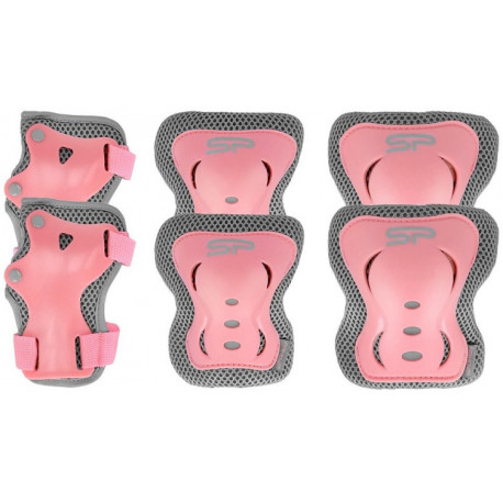 Spokey rollerskating protector set Shield Jr (L), pink (940924)