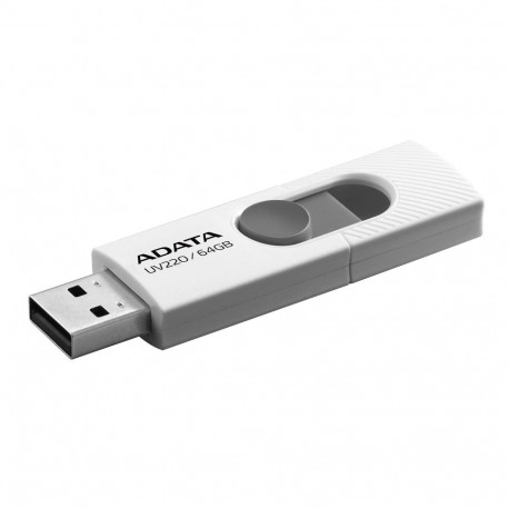 ADATA | UV220 | 64 GB | USB Type-A | White/Gray