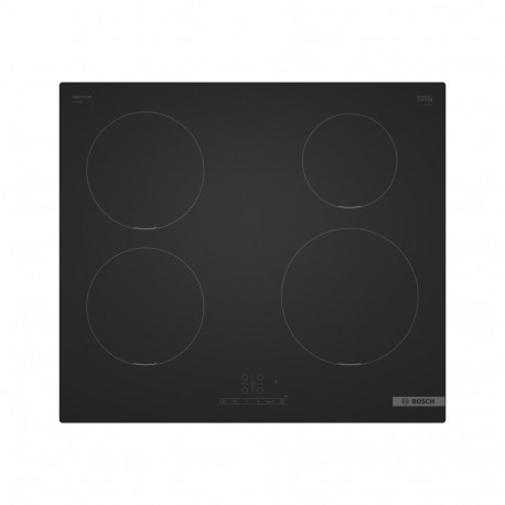 Bosch PIE61ABB5E | Hob | Induction | Number of burners/cooking zones 4 | Touch | Matt Black | Timer
