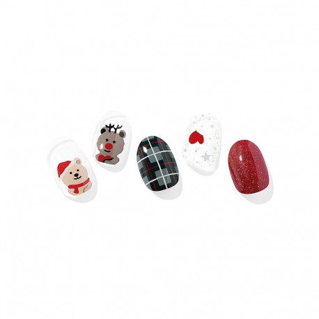 Geellakikleebiste maniküürikomplekt Ohora Semi Cured Gel Nail Strips (N Gomdolph & Santagom)