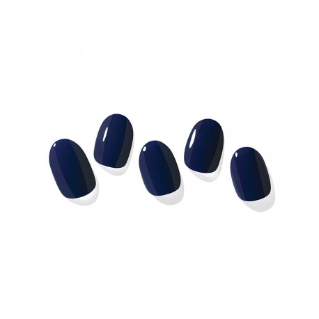 Geellakikleebiste maniküürikomplekt Ohora Semi Cured Gel Nail Strips (N Royal Navy)