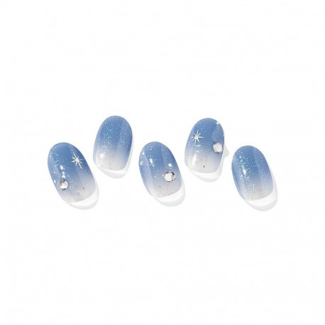 Geellakikleebiste maniküürikomplekt Ohora Semi Cured Gel Nail Strips (N Frost)