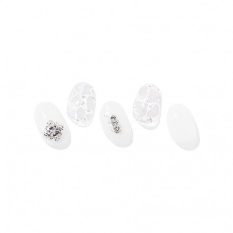 Geellakikleebiste maniküürikomplekt Ohora Semi Cured Gel Nail Strips (N Pristine)