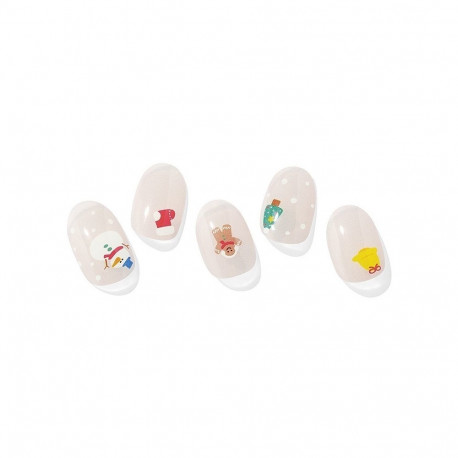 Ohora Semi Cured Gel Nail Strips (N Mini Christmas)