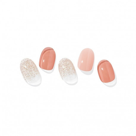 Geellakikleebiste maniküürikomplekt Ohora Semi Cured Gel Nail Strips (N Lovesome)