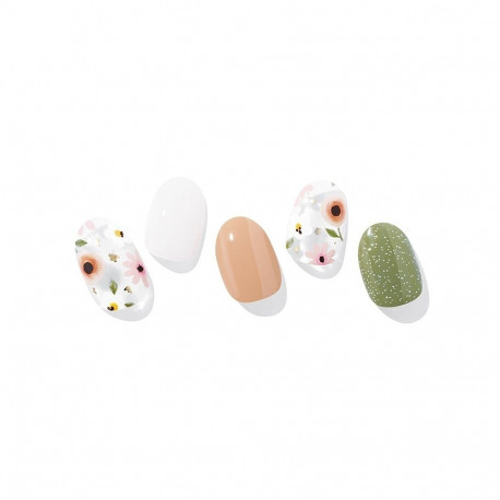 Geellakikleebiste maniküürikomplekt Ohora Semi Cured Gel Nail Strips (N Secret Garden)