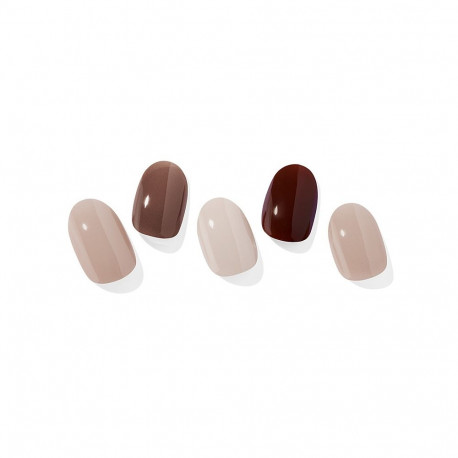 Geellakikleebiste maniküürikomplekt Ohora Semi Cured Gel Nail Strips (N Roasting)