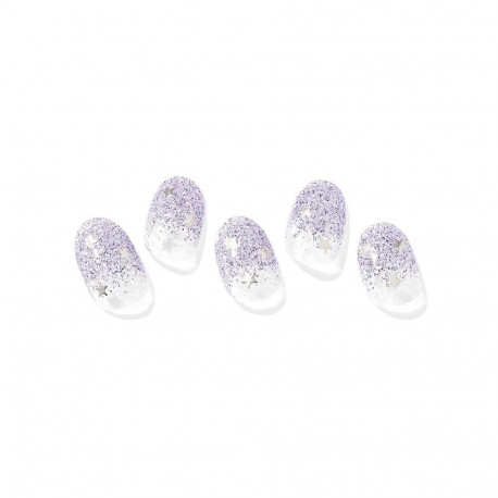 Geellakikleebiste maniküürikomplekt Ohora Semi Cured Gel Nail Strips (N Shooting Star)