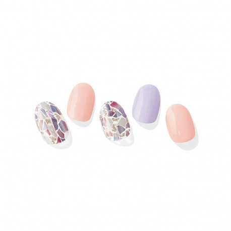 Geellakikleebiste maniküürikomplekt Ohora Semi Cured Gel Nail Strips (N Day Dream)