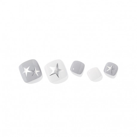 Geellakikleebiste pediküürikomplekt Ohora Semi Cured Gel Pedicure Strips (P Vintage Star)