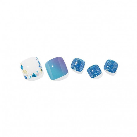 Geellakikleebiste pediküürikomplekt Ohora Semi Cured Gel Pedicure Strips (P Beach Diving)