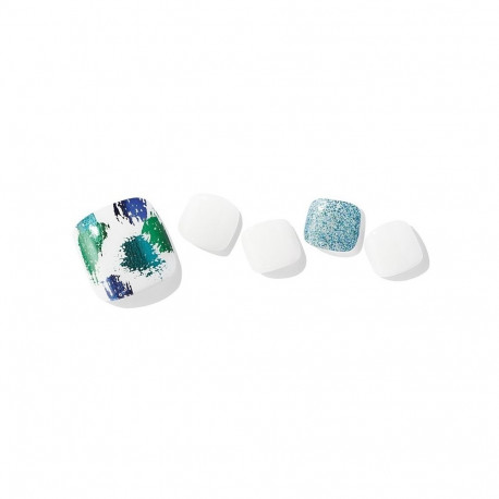 Geellakikleebiste pediküürikomplekt Ohora Semi Cured Gel Pedicure Strips (P Mooers)