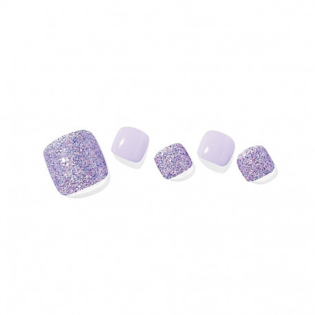 Geellakikleebiste pediküürikomplekt Ohora Semi Cured Gel Pedicure Strips (P Purple Dive)