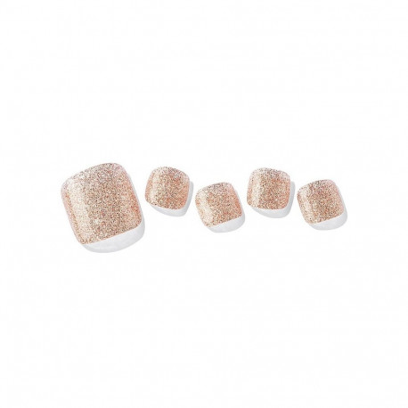 Geellakikleebiste pediküürikomplekt Ohora Semi Cured Gel Pedicure Strips (P Diamant)