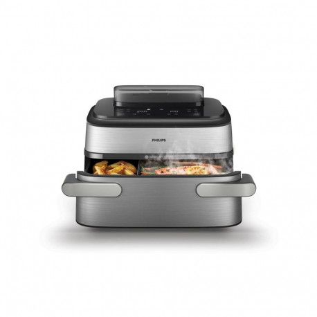 Philips Air Fryer - NA565/02 Megabasket 9.5L 2750W Silver